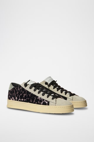 Baskets en nubuck - Bleu