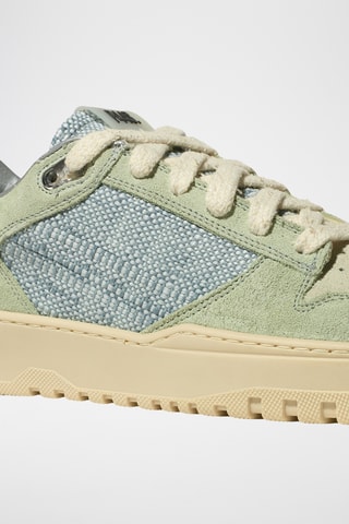 Baskets en nubuck - Vert