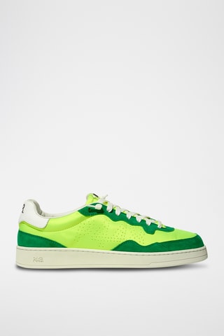 Baskets en nubuck - Jaune