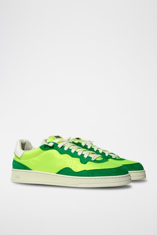 Baskets en nubuck - Jaune