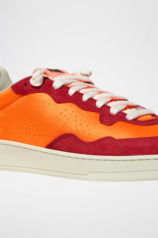 Baskets en nubuck - Orange