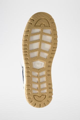 Baskets en cuir - Bleu