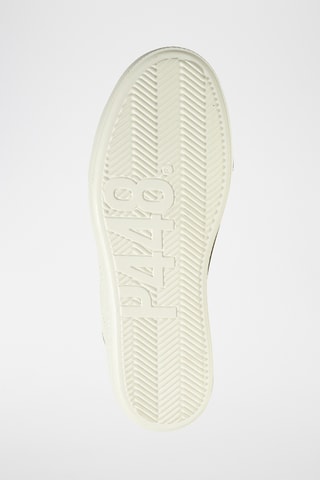 Baskets montantes en cuir - Blanc
