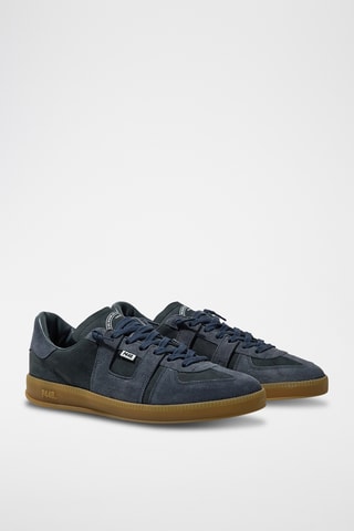 Baskets en nubuck - Bleu