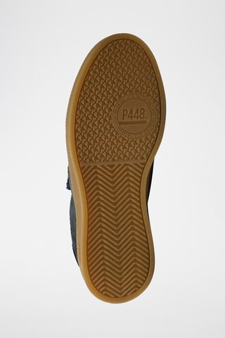 Baskets en nubuck - Bleu