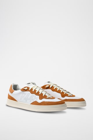 Baskets en cuir - Orange