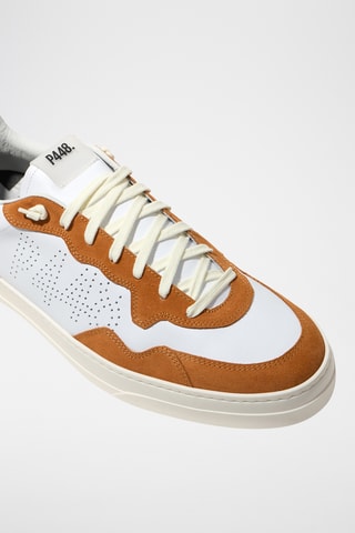 Baskets en cuir - Orange