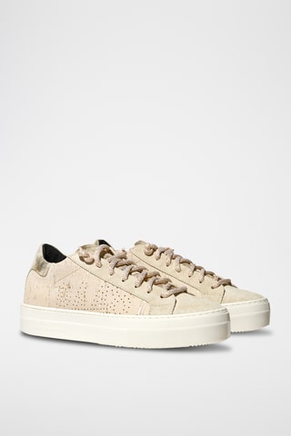 Baskets en cuir - Marron