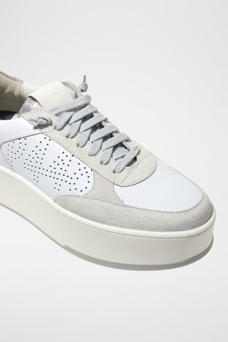 Baskets plateformes en cuir - Blanc
