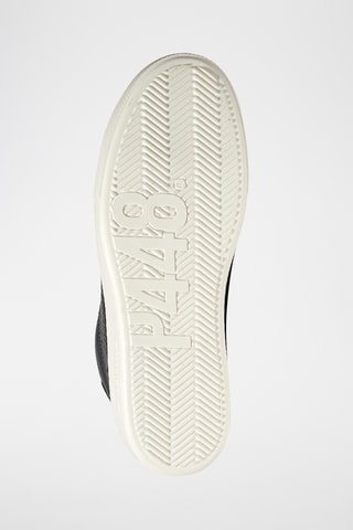 Baskets montantes en cuir - Noir