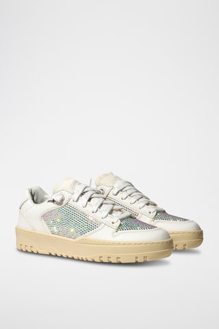 Baskets en cuir - Gris