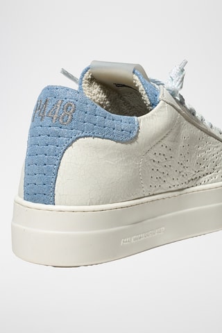Baskets en cuir - Bleu