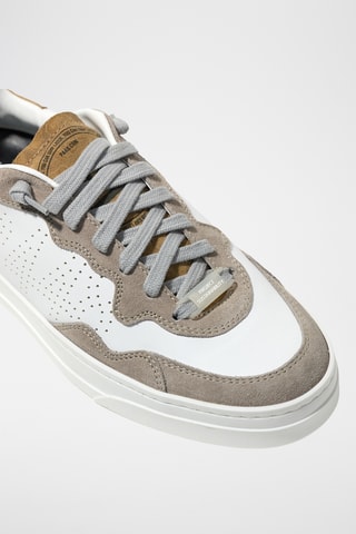 Baskets en nubuck - Blanc