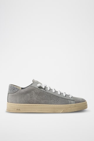 Baskets en nubuck - Rouge