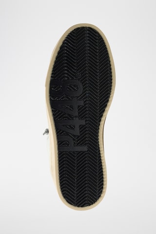 Baskets montantes en cuir - Blanc