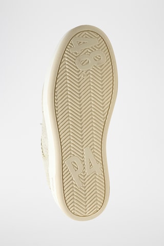 Sneakers plateformes en nubuck - Beige