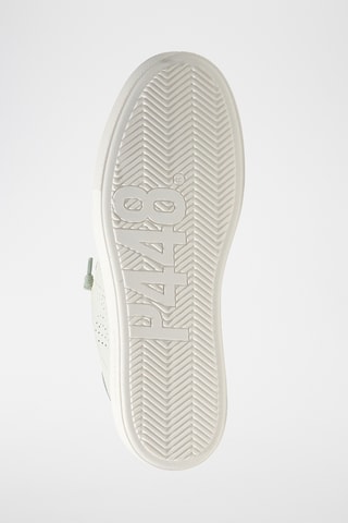 Baskets plateformes en cuir - Blanc