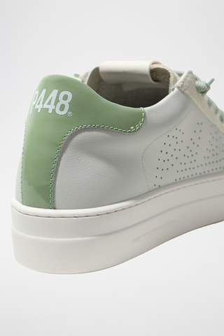 Baskets plateformes en cuir - Blanc