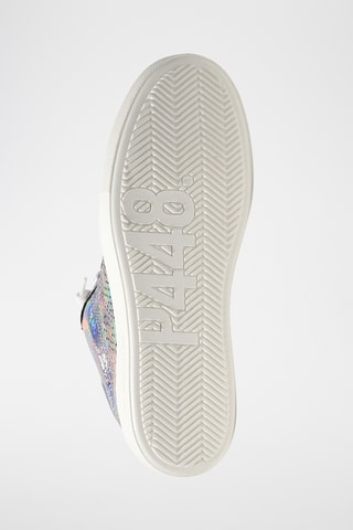 Sneakers montantes en cuir - Noir
