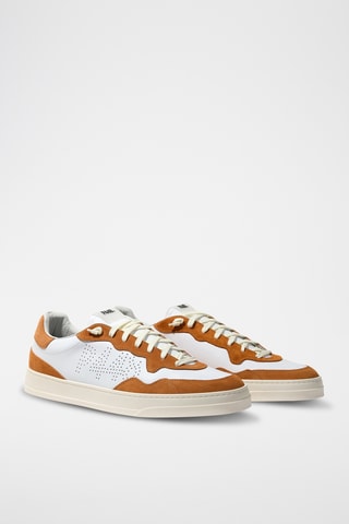 Sneakers en cuir - Orange
