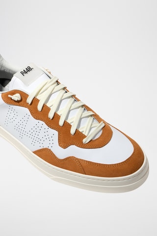 Sneakers en cuir - Orange