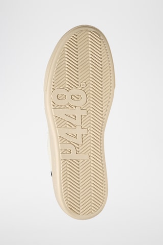 Baskets plateformes en cuir - Marron