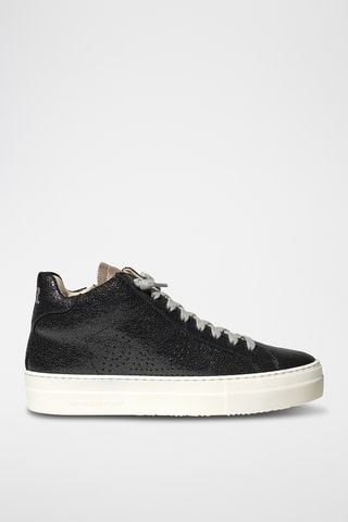 Baskets montantes en cuir - Vert