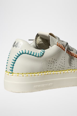 Baskets plateformes en cuir - Blanc