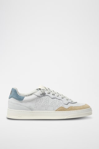 Baskets en cuir - Bleu