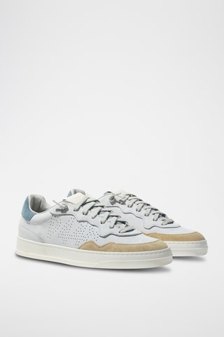 Baskets en cuir - Bleu