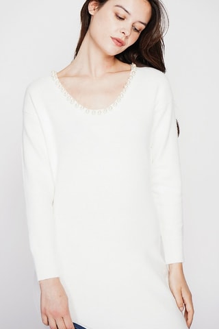 Robe pull - Blanc