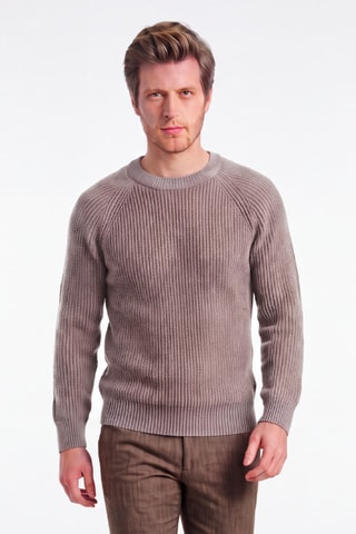 Pull en laine - Taupe