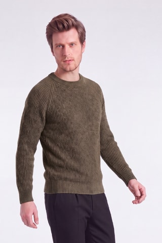 Pull en laine - Kaki