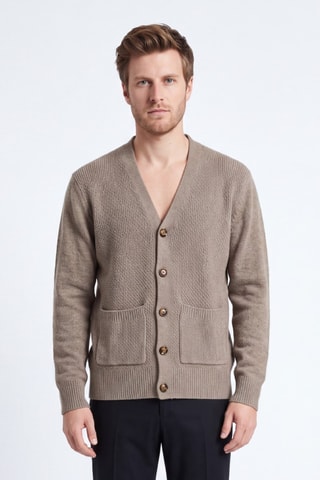 Gilet en laine - Taupe