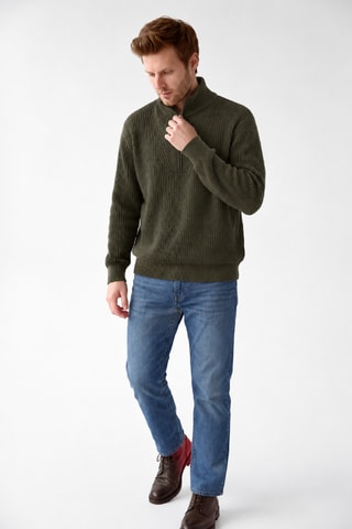 Pull en laine - Kaki