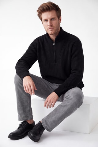 Pull en laine - Noir