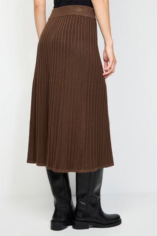 Jupe midi - Marron