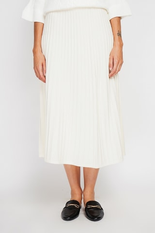 Jupe midi - Blanc