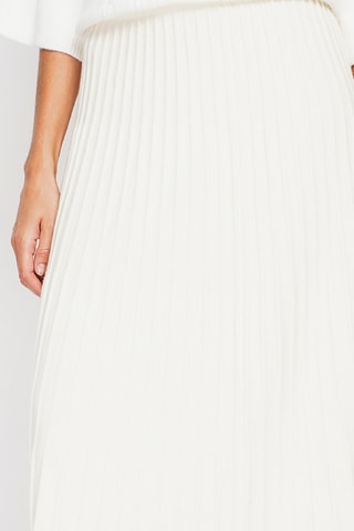 Jupe midi - Blanc