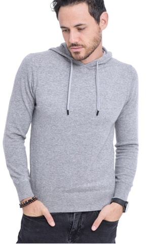 Pull à capuche - Gris
