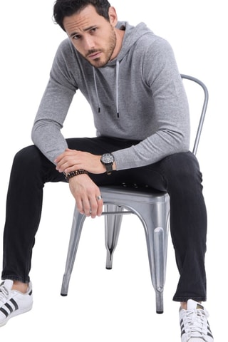 Pull à capuche - Gris