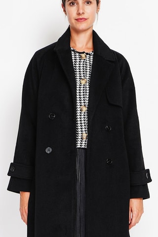 Manteau en laine - Noir