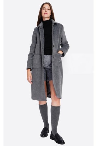 Manteau en laine - Gris foncé