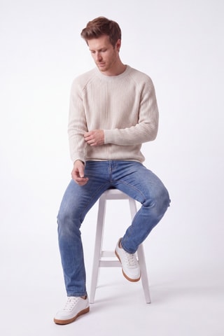 Pull en laine - Écru