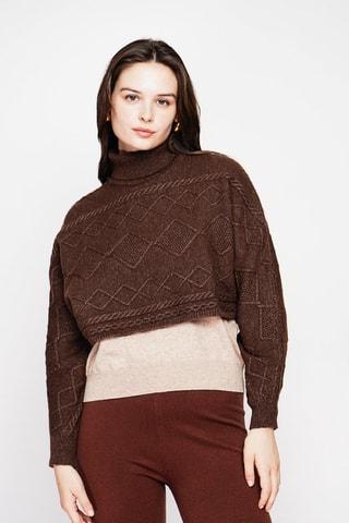 Pull court - Marron