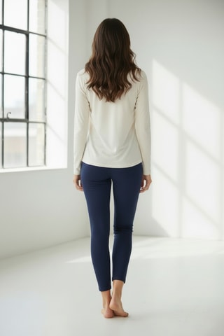 Legging taille haute - Bleu