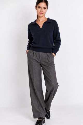 Pull oversize - Bleu