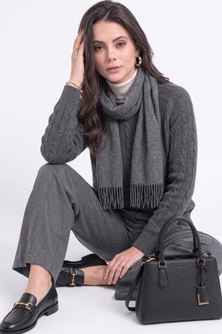 Pull en laine - Gris foncé