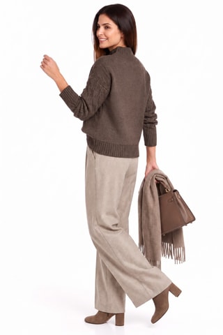 Pull en laine - Marron clair