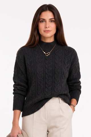 Pull en laine - Noir